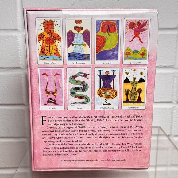 The SHINING TRIBE TAROT Rachel Pollack SEALED Edition 83 Cards & 272 Page Guide - Picture 2 of 9